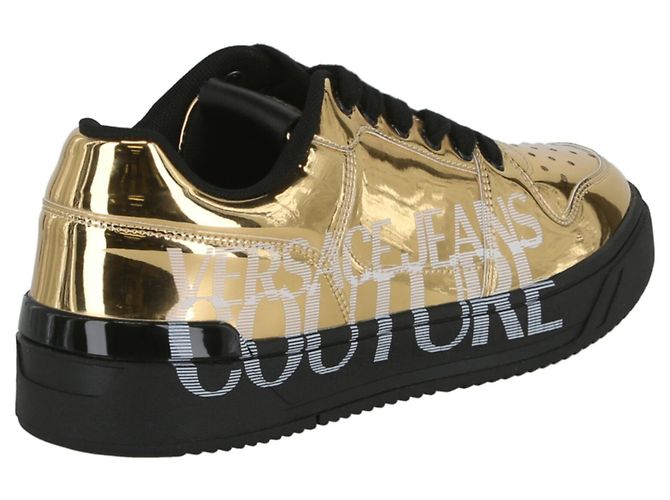 Sneakers basse Versace Jeans Couture metallizzate - vista 2