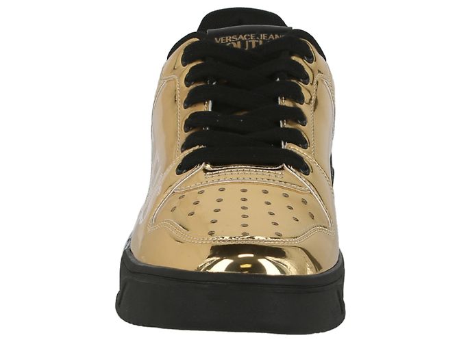 Sneakers basse Versace Jeans Couture metallizzate - vista 4
