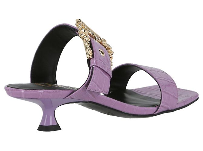 Versace Jeans Couture Mules con stampa coccodrillo di Versace Jeans - vista 4
