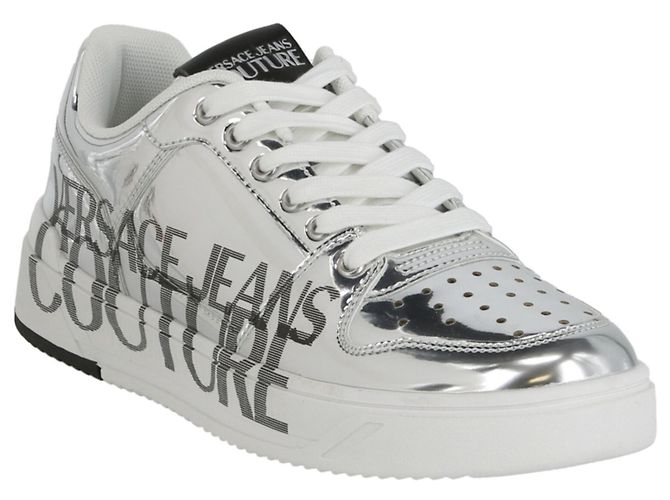 Sneakers basse Versace Jeans Couture metallizzate - vista 2