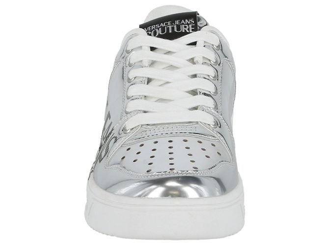 Sneakers basse Versace Jeans Couture metallizzate - vista 4