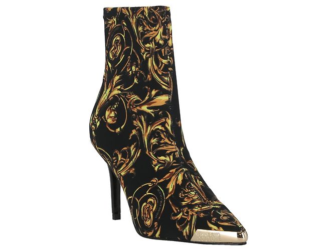 Stivaletti con stampa barocca di Versace Jeans Couture - vista 2