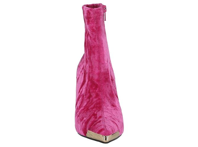 Versace Jeans Couture Botines de terciopelo aplastado de Versace Jeans - vista 4