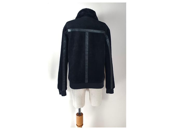 Autre Marque Black Jacket Polyester Elastane M - view 4