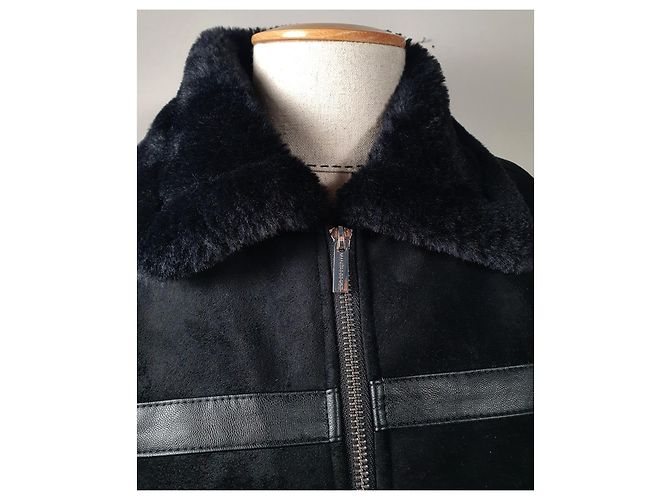 Autre Marque Black Jacket Polyester Elastane M - view 6