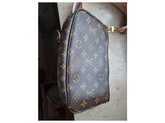 Louis Vuitton Multipochette Handtasche Braun Leder - Ansicht 3