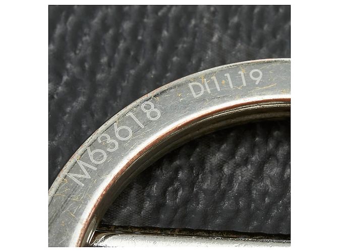 Louis Vuitton Silver Monogram ID Tab Taschenanhänger und Schlüsselhalter Silber - Ansicht 5
