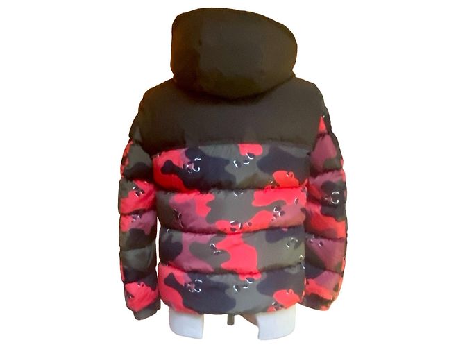 Moncler Printed nylon down puffer coat - view 2