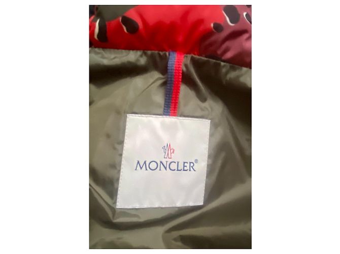 Moncler Printed nylon down puffer coat - view 6