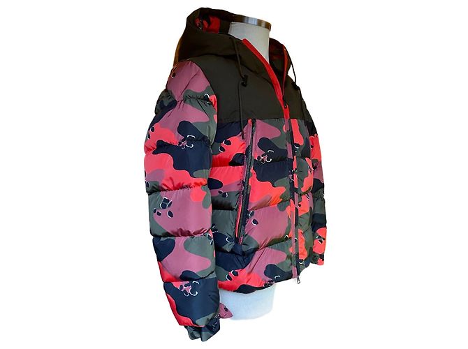 Moncler Printed nylon down puffer coat - view 8