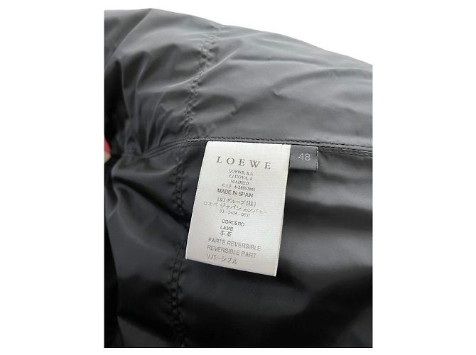 Gilet imbottito Loewe in nappa nera - vista 5