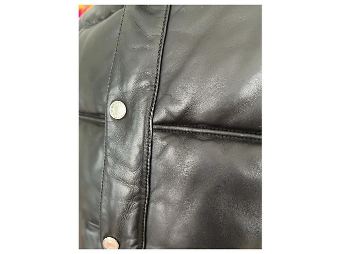 Gilet imbottito Loewe in nappa nera - vista 6