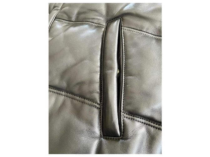 Gilet imbottito Loewe in nappa nera - vista 7