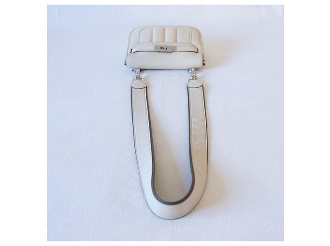 Hermès Berline Umhängetasche Beige - Ansicht 11