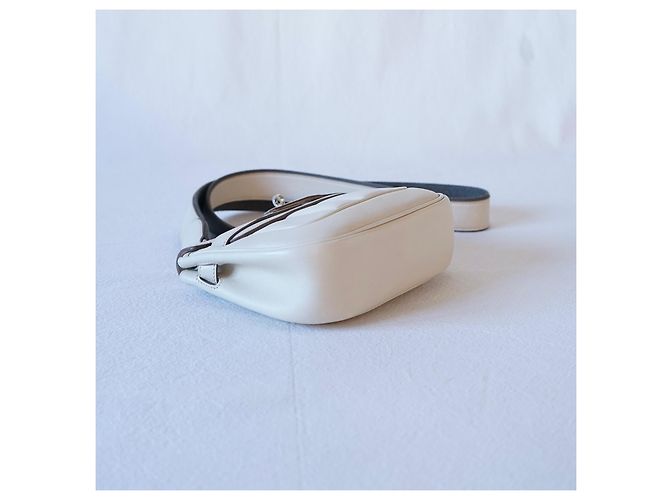 Hermès Berline Umhängetasche Beige - Ansicht 9