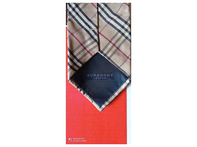 Burberry Cravatta in seta classica larghezza, motivo check classico Beige - vista 2
