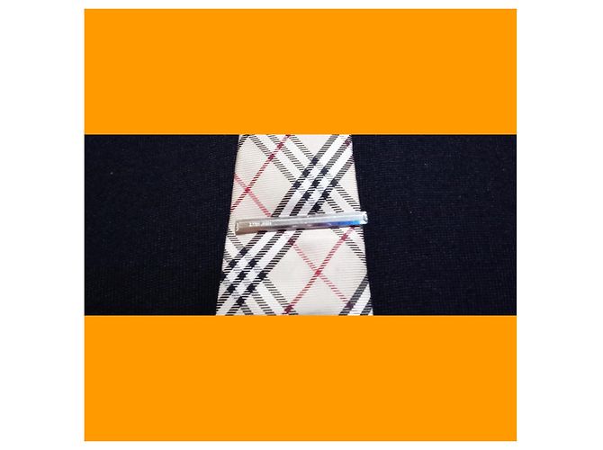 Burberry Cravatta in seta classica larghezza, motivo check classico Beige - vista 5