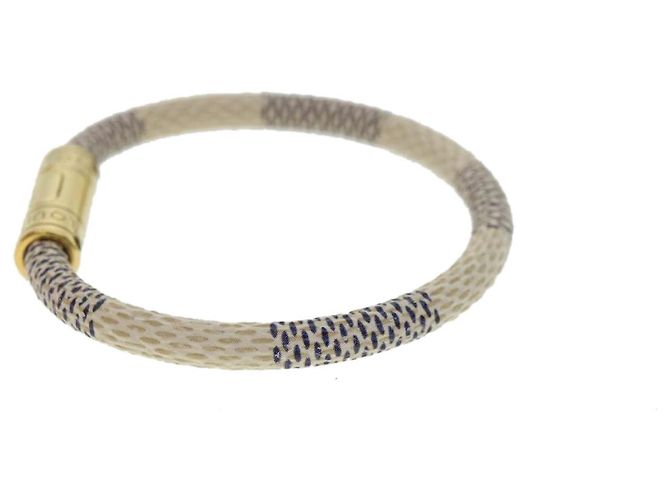 LOUIS VUITTON Damier Azur Armband keep it Armband M6138E LV Auth am3307 - Ansicht 4