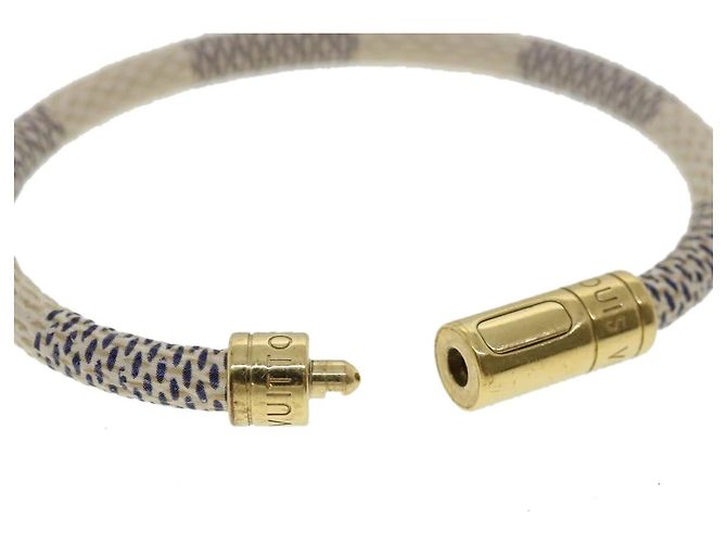 LOUIS VUITTON Damier Azur Armband keep it Armband M6138E LV Auth am3307 - Ansicht 6
