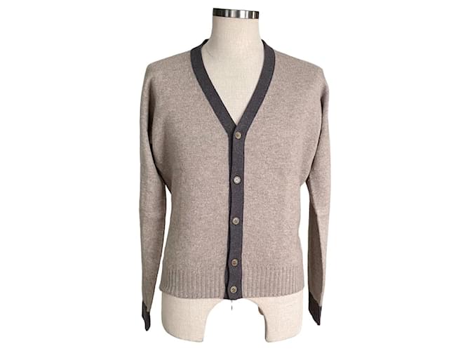 Loro Piana Cachemire cardigan Beige Cashmere ref.720593 - Joli Closet