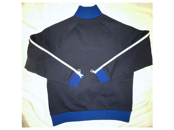 Louis vuitton multizip sweatshirt printed plain blue size xs Navy blue - view 11