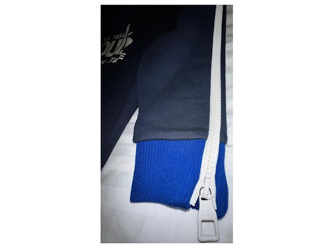 Louis vuitton multizip sweatshirt printed plain blue size xs Navy blue - view 12