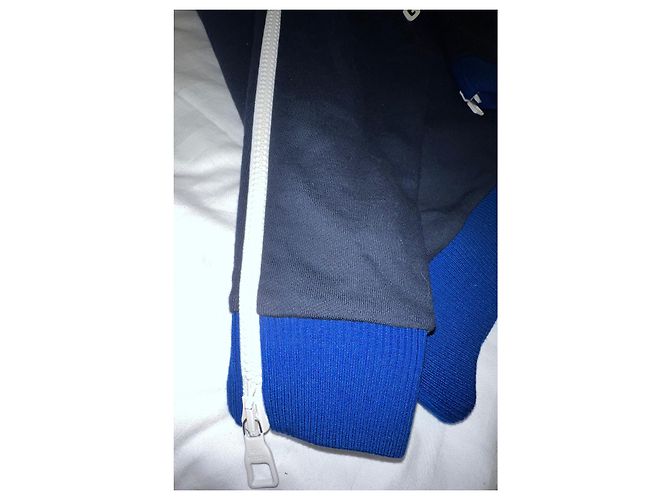 Louis vuitton multizip sweatshirt printed plain blue size xs Navy blue - view 13