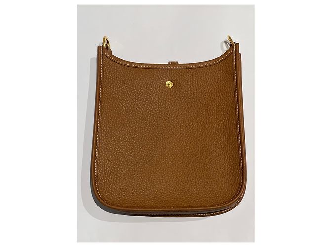 Evelyne Hermès Handtaschen Braun Gelb Gold hardware - Ansicht 2