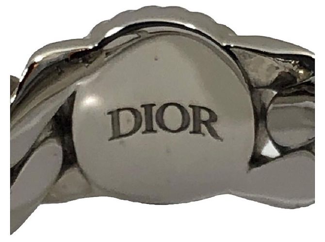Christian Dior Etoile CD Chain Link Ring Star & Rose Ring Uomo - vista 5