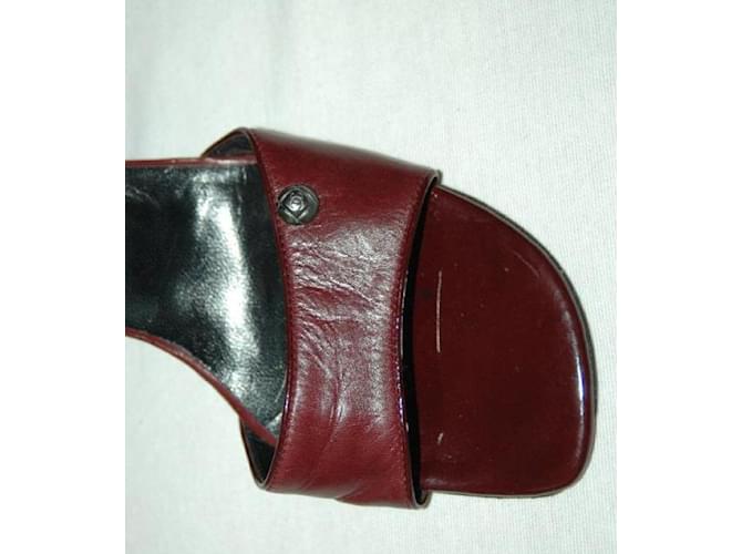 Chanel Maultiere Bordeaux - Ansicht 6