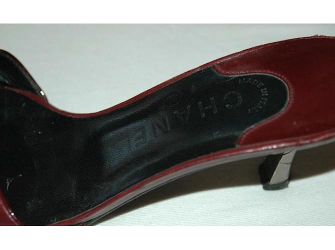 Chanel Maultiere Bordeaux - Ansicht 7