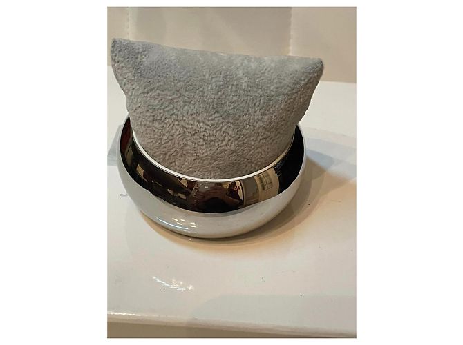 Dolce & Gabbana Bracciale rigido argento in ceramica D&G - vista 7