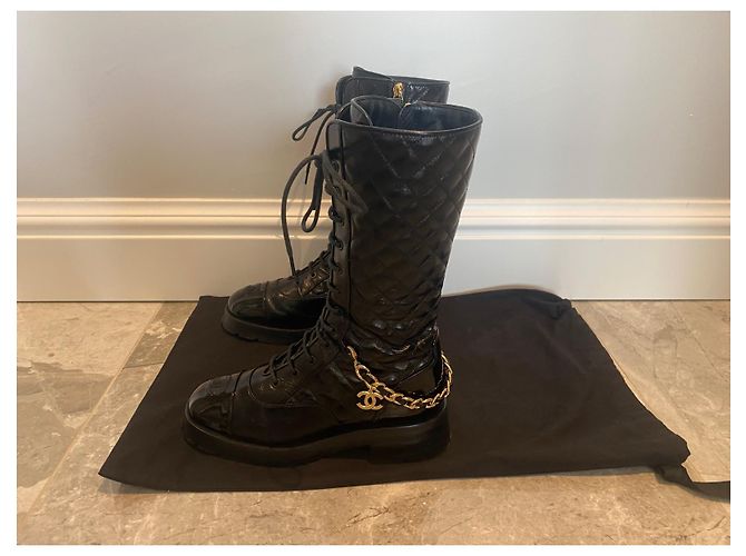 Chanel Boots Black - view 6