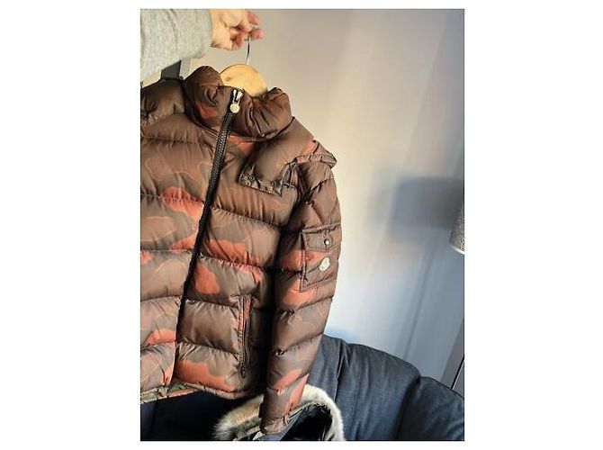 Moncler Maya Camo Edition Jacke Dunkelbraun - Ansicht 3