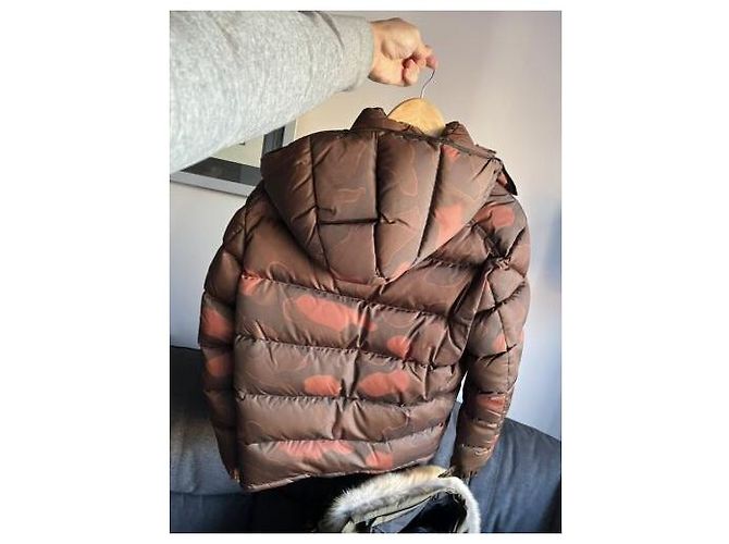 Moncler Maya Camo Edition Jacke Dunkelbraun - Ansicht 6