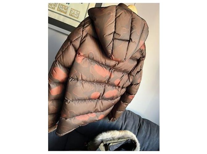 Moncler Maya Camo Edition Jacke Dunkelbraun - Ansicht 7
