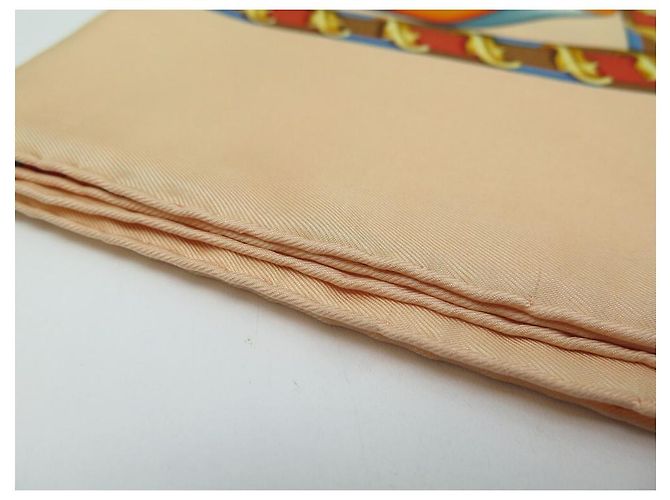 Hermès BUFANDA HERMES SUEÑOS DEL ESPACIO DUCHENE SQUARE 90 CAJA DE SEDA + SCAF DE SEDA Naranja - vista 11