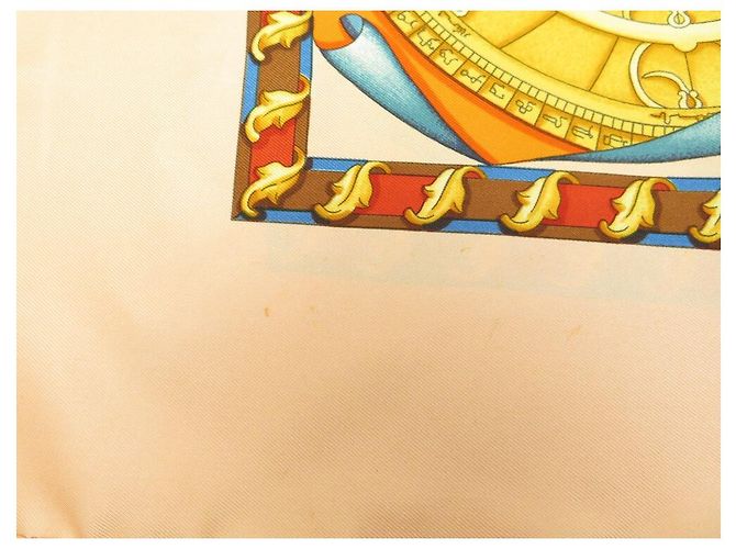 Hermès BUFANDA HERMES SUEÑOS DEL ESPACIO DUCHENE SQUARE 90 CAJA DE SEDA + SCAF DE SEDA Naranja - vista 8