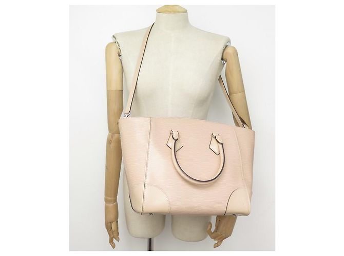 NUOVA BORSA A MANO LOUIS VUITTON PHENIX MM M50591 BANDOULIERA DUNE IN PELLE DPI - vista 7