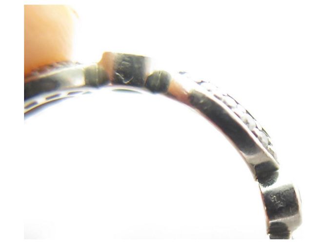 TIFFANY & CO TRING 50 IN PLATIN & 65 PLATIN-DIAMANTRING Silber - Ansicht 6