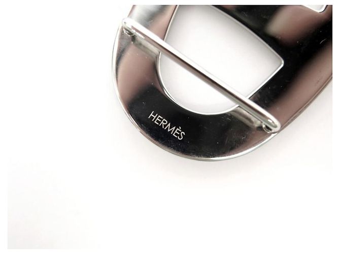Hermès CINTURON REVERSIBLE HERMES T80 HEBILLA CADENA ANCLA NEGRA 32Cinturón de cuero MM - vista 15