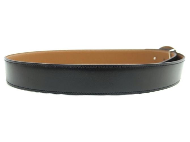 Hermès CINTURON REVERSIBLE HERMES T80 HEBILLA CADENA ANCLA NEGRA 32Cinturón de cuero MM - vista 3