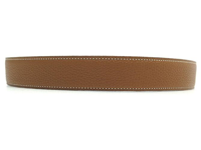 Hermès CINTURON REVERSIBLE HERMES T80 HEBILLA CADENA ANCLA NEGRA 32Cinturón de cuero MM - vista 7