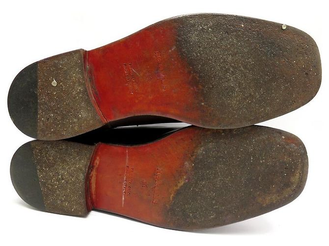 Hermès Scarpe Hermes 41 DERBY PUNTA DRITTA IN PELLE MARRONE - vista 3
