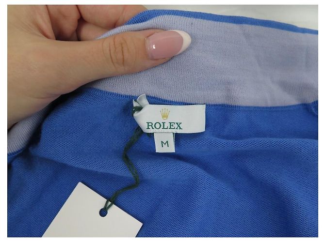 NEUE ROLEX M WATCH WESTE MIT REISSVERSCHLUSS 48 BLAUER WOLLPULLOVER + EINKAUFSTASCHE LOGO WOLLPULLOVER NEU - Ansicht 3