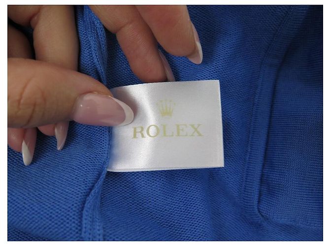 NEUE ROLEX M WATCH WESTE MIT REISSVERSCHLUSS 48 BLAUER WOLLPULLOVER + EINKAUFSTASCHE LOGO WOLLPULLOVER NEU - Ansicht 6