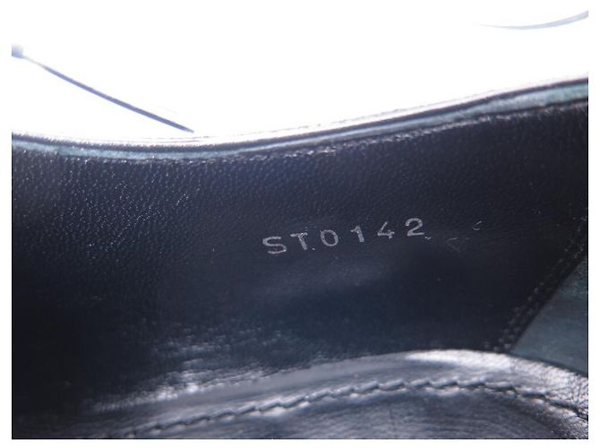 SCARPE RICHELIEU LOUIS VUITTON CON PUNTA A FIORE 7.5 41.5 Scarpe in pelle nera Nero - vista 7