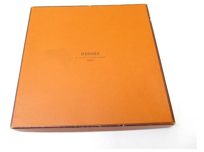 Hermès SCIARPA VINTAGE HERMES LES PIES XAVIER DE PORET 1971 carré 90 Sciarpa seta Crudo - vista 9