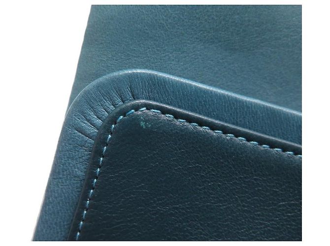 CHANEL MAXI HANDTASCHE 2.55 PREUSSENBLAU GESTEPPTES LACKLEDER + TASCHENBOX - Ansicht 24