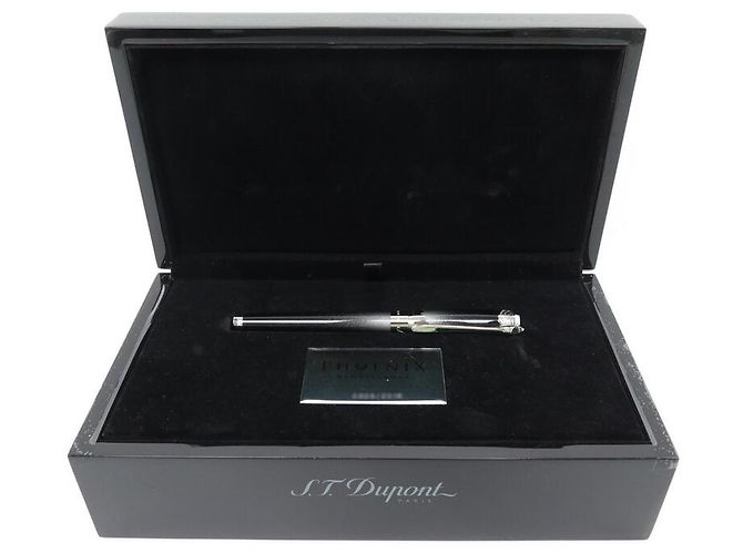 NEUES ST DUPONT LIGNE 2 PHOENIX RENAISSANCE 142035 ROLLERBALL STIFT-SET Schwarz - Ansicht 2